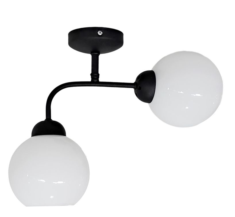 S-20AP OPAL 2/L BLACK-WHITE ΑΠΛΙΚΑ METAL-GLASS Heronia 01-0336