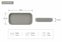 Σετ Μπάνιου από PP 3 Τεμαχίων Grey MRShome DF-0057002