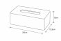 Θήκη για Χαρτομάντιλα Polyresin Μπεζ MRShome  DS-4388000