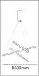 SE LED 30 BEATRICE BLACK  PENDANT 60x60x150cm 30W IP20  3CCT WITH MEMORY 2 YEARS WARRANTY Α1 HOMELIGHTING 77-50606