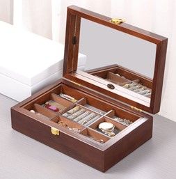 Kοσμηματοθήκη Ξύλινη 29.5x19x9cm Etoile MB-1201