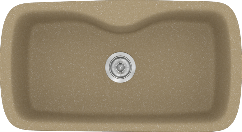 Sanitec Νεροχύτης 321 Classic 83×51 321-15-Metallic-Cream