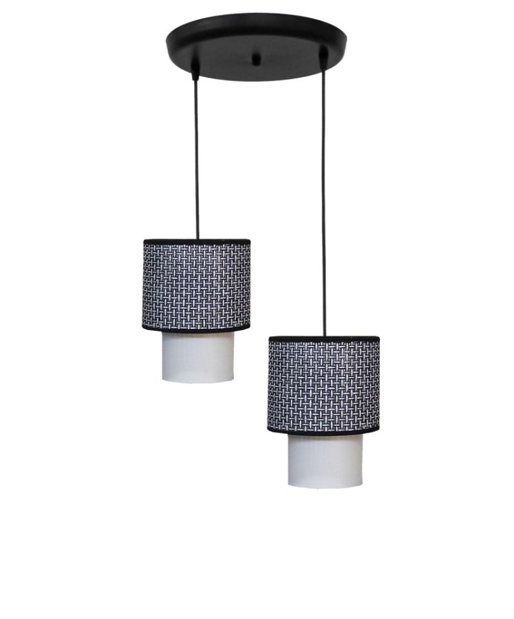 HK-10PENDEL 2L BLACK-WHITE Heronia 14-0269