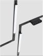 MF30-01-B01 MAGNETIC FLEX 48V Linear 30cm 6W 480Lm 3000K Lightings Surface Mounted Black 1Γ3 HOMELIGHTING 77-8975