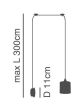 SE21-BL-B10-BL1W-SH1 ADEPT PENDANT White Fabric Wall Lamp + HOMELIGHTING 77-9007