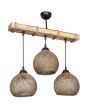 SILK/3L WOOD NATURAL ΚΡΕΜΑΣΤΟ Heronia 31-1376