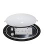 D-212 BLACK ΕΝΣΩΜΑΤΩΜΕΝΟ LED 12W ΟΒΑΛ Heronia 32-0204