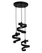 FLEXI-01 BLACK 3L PENDEL ΜΟΝΤΕΡΝΟ ΚΡΕΜΑΣΤΟ Ε/27 Heronia 34-0324