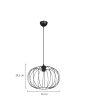 DM-06 BLACK 1/L ΟΒΑΛ ΚΡΕΜΑΣΤΟ ΣΥΡΜΑΤΙΝΟ Heronia 34-0385