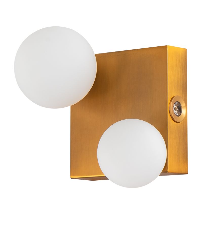 WLC 2487-2 ΑΠΛΙΚΑ ΤΕΤΡΑΓΩΝΗ ΟΞΥΝΤΕ ΜΕ ΔΥΟ ΓΛΟΜΠΟΥΣ ΟΠΑΛΙΝΑ 2xG9 + LED ΣΠΟΤ ARlight 0304243