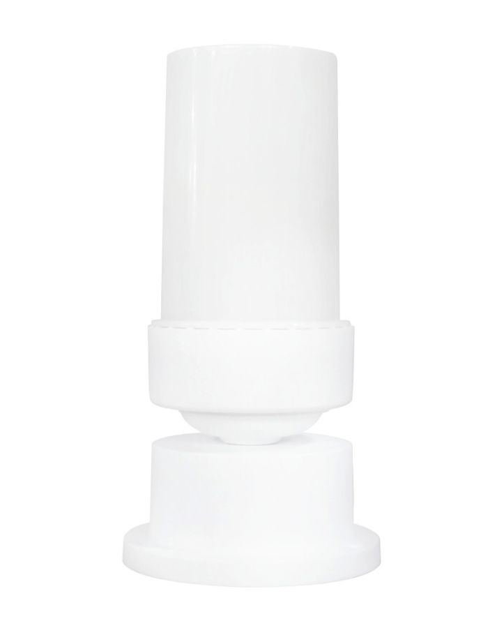 D-06E WHITE Δαπέδου/εδάφους H23CM φωτιστικό λευκό Ε/27 Heronia 32-0177