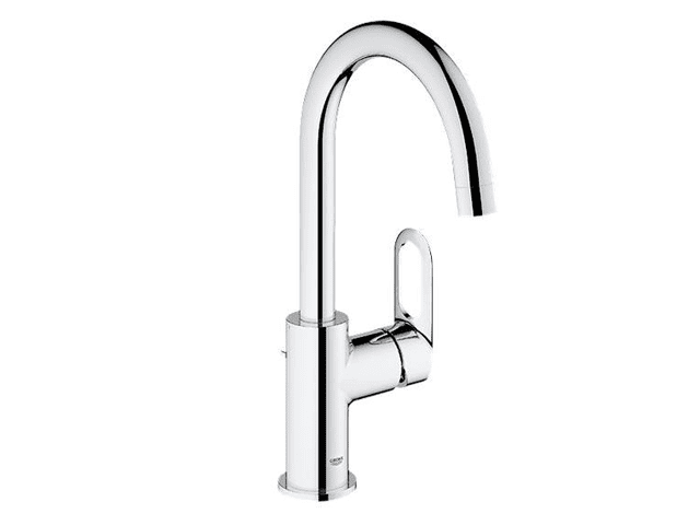 Μπαταρία Νιπτήρος Ψηλή Αναμεικτική Χρωμέ Grohe Bauedge 23760)  