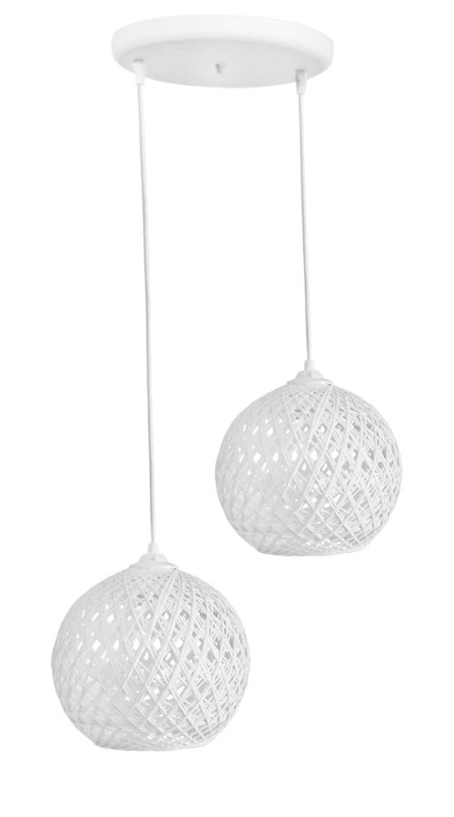 SILK/2L PENDEL WHITE ΚΡΕΜΑΣΤΟ Heronia 31-1233