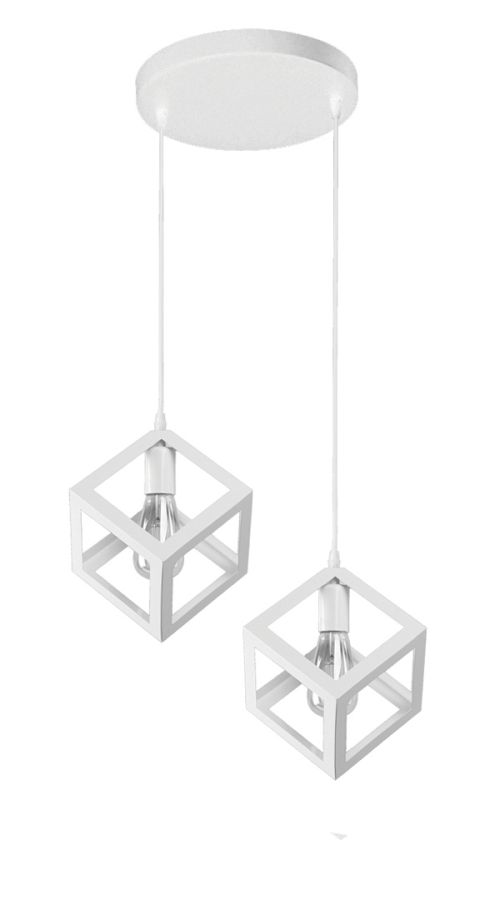 KYVOS NEW 2/L WHITE PENDEL ΚΡΕΜΑΣΤΟ PLASTIC Heronia 35-0106