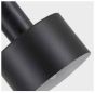 SE21-BL-4-3BL-MS1 ADEPT TUBE Black Pendant Black Metal Shade+ HOMELIGHTING 77-8544