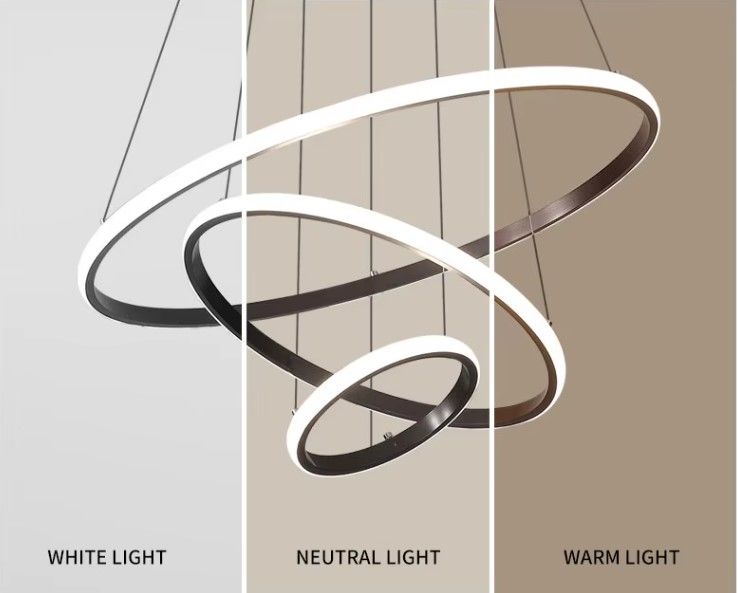 SE LED 60  DAMITA BLACK PENDANT 60-40-20x100cm 57W 3CCT WITH MEMORY IP20 2 YEARS WARRANTY A1 HOMELIGHTING 77-50603