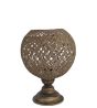 SILK-01/PR -m- TABLE LAMP NAT-BR Heronia 31-1217