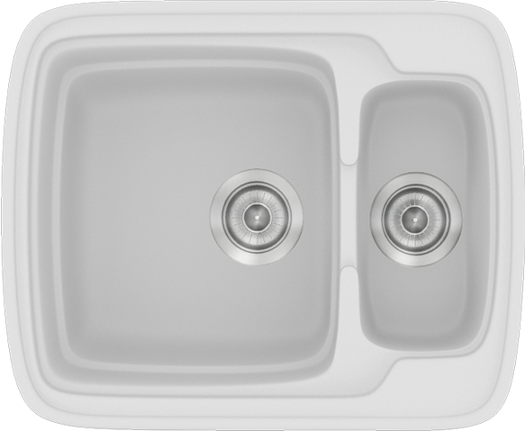 Sanitec Νεροχύτης 314 Classic 60×51 314-00-White