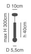 SE21-GM-5-3BL ADEPT TUBE GOLD MATT Gold Matt Pendant+ HOMELIGHTING 77-8682
