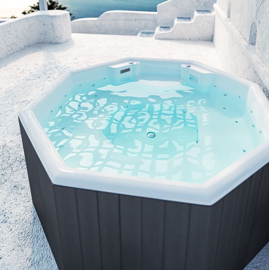 Sanitec SPA Medusa 4623-darkbrown-anthracite-matte