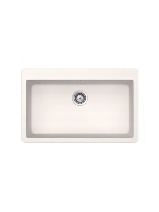 Νεροχύτης  Ένθετος Ερμάριο 90εκ.83,8*53 εκ.Γρανίτης Polaris Schock Cristadur 15090-1302