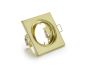 Σποτ Χωνευτό Brass Matt Τετράγωνο GU10  8x8cm Trio Lighting  Jura 650000108