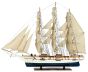 Ξύλινο Παραδοσιακό Καράβι 150 x 23 x 124 (H) cm, Χρώμα Λευκό-Μπλέ Lianos 31122