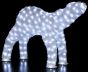 280Led 3D Φωτιζόμενο Ακρυλικό Ελάφι Με Μετασχηματιστή Ip44,45 x 35(H)cm Lianos L200-009W-3