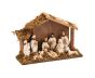 Ξύλινη Χριστουγεννιάτικη Φάτνη 25 x 9 x 17(h)cm Lianos SG13061