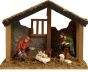 Ξύλινη Χριστουγεννιάτικη Φάτνη 30 x 14 x 23(h)cm Lianos SG19893