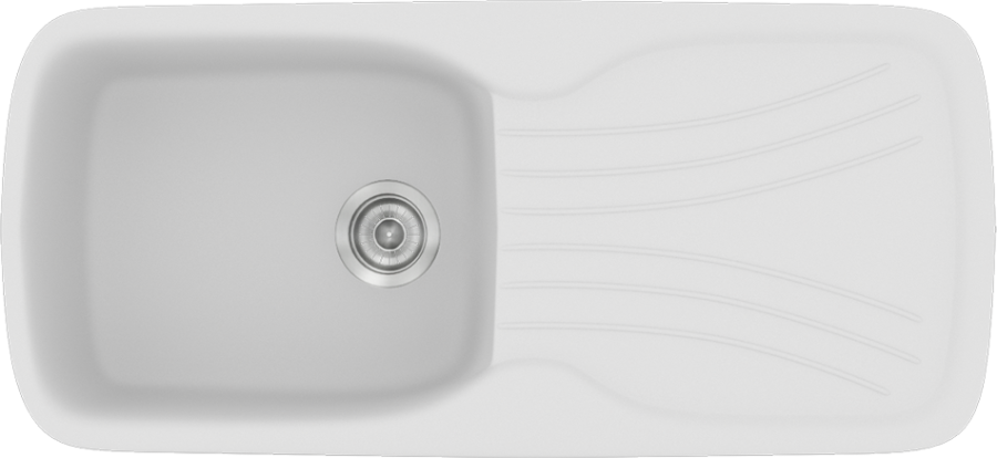 Sanitec Νεροχύτης 308 Classic 97×51 308-00-White