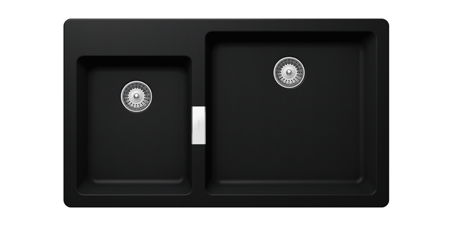 Νεροχύτης Ένθετος Ερμάριο 86 εκ.50 εκ.Γρανίτης Puro Schock Cristadur Mono 15290-1402