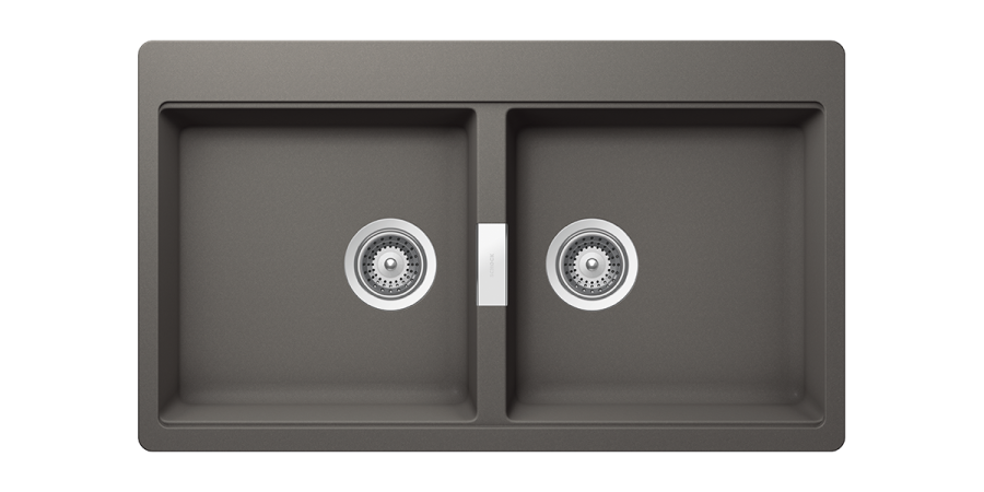 Νεροχύτης  Ένθετος Ερμάριο 86 εκ.50 εκ.Γρανίτης Silverstone Schock Cristadur Mono 15295-1442