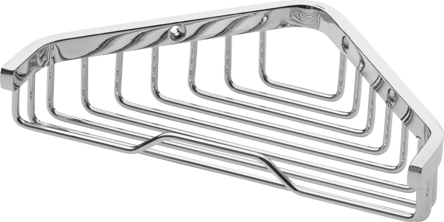 Σπογγοθήκη Γωνιακή Χρώμιο Bronze Art Σπογγοθήκες 17H7-10