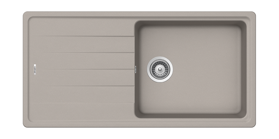 Νεροχύτης Ένθετος M100xΠ50 εκ.Γρανίτης Concrete Beton Schock Cristalite Element 31100-1451