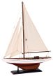 Ξύλινο Παραδοσιακό Καράβι 42 x 8 x 56(h)cm,Χρώμα Λευκό - Μπλέ Lianos 50190319