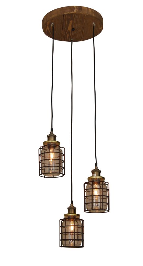 HL-2248JG-3P OKDA PENDANT HOMELIGHTING 77-3067