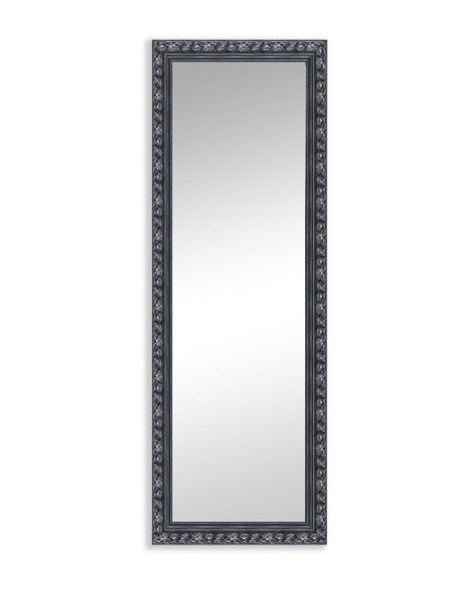 Καθρέπτης Επιτοίχιος Π70xY170 εκ. Black-Silver Wood Πλαίσιο Mirrors & More Sonja 1070396