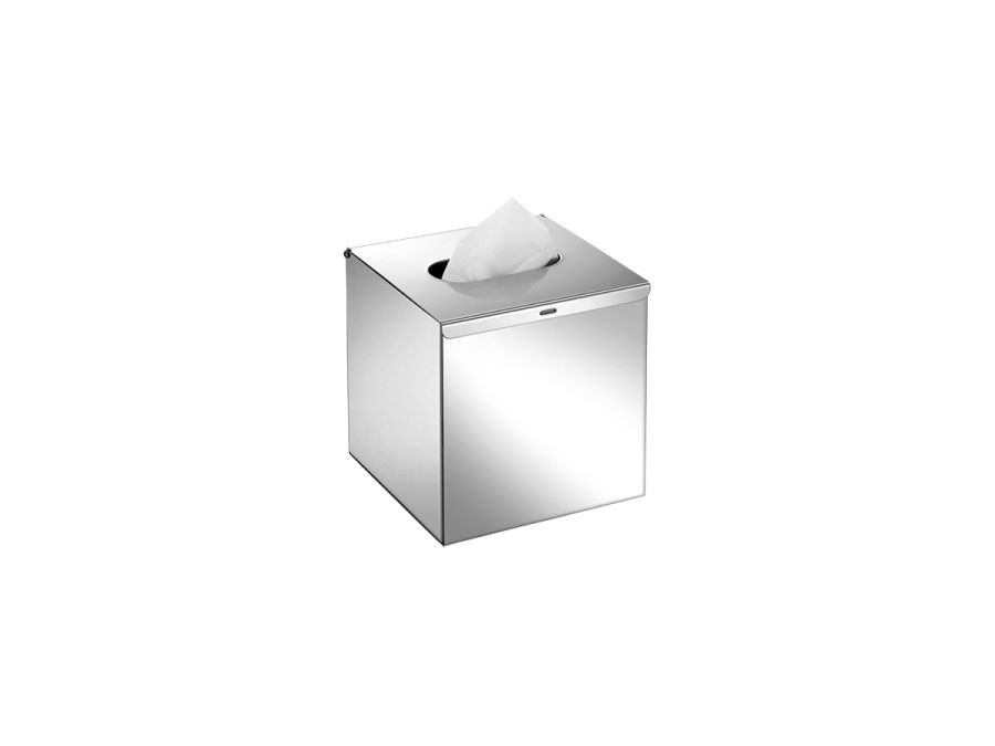 Θήκη Box για Χαρτομάνδηλα Επικαθήμενη-Επίτοιχη W13xD13xH13cm Aishi 304 Sanco Tissue Dispensers Inox 0106-A90 