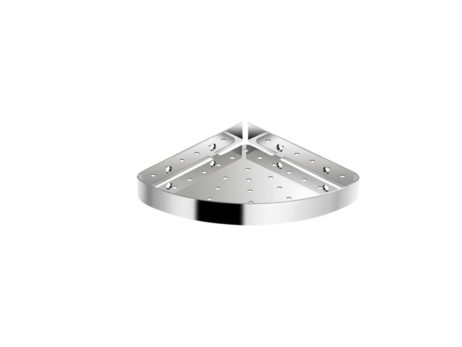 Σπογγοθήκη Γωνιακή W22,5xD16,5xH2,5 cm Chrome Sanco Shower Shelves 0347-A03