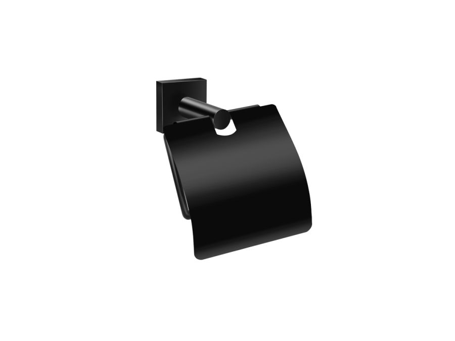 Χαρτοθήκη με Καπάκι Sanco Tempo Black Mat 14017-M116 