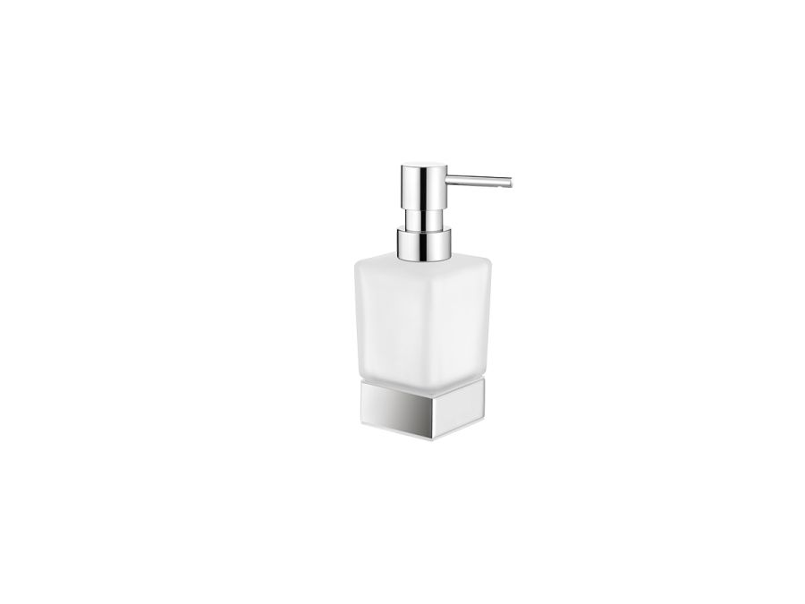 Dispenser Αντλία Σαπουνιού Επικαθήμενη Chrome Sanco Glass Bathroom Set 90355-A03