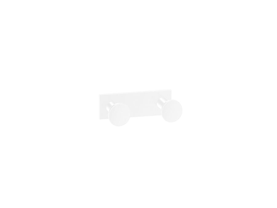 Άγκιστρο Διπλό White Mat W8,5xD3,5xH3,5cm Sanco Bath Robe Hook 0682-M101
