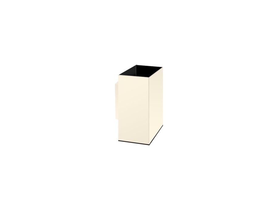 Ποτηροθήκη Επιτοίχια 8x6,5x11 cm Brass Beige Mat Sanco Metallic Bathroom Set 91154-M102 