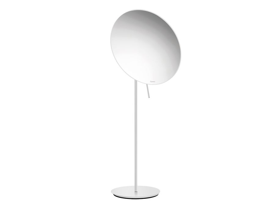 Επικαθήμενος Μεγεθυντικός Καθρέπτης x5 Ø25xH60 cm White Mat Sanco Cosmetic Mirrors MR-766-M101