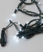 100Led Rubber Round Λαμπάκια Επεκτεινόμενα Με Πράσινο Καλώδιο/Λευκό Λαμπάκι ,Ip65 Στεγανό,(10cm Απόσταση) 10 Μέτρα (Kelvin: 6.000 - 10.000) Lianos 63404