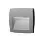 Απλίκα Εξ. Χώρου Ανθυγρή IP55 Γκρι, 3,2w CCT Led 400lm Fumagalli Lorenza Grey AS1.000.LXJ1K