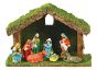 Ξύλινη Χριστουγεννιάτικη Φάτνη 26 x 9 x 18(h)cm Lianos 224097