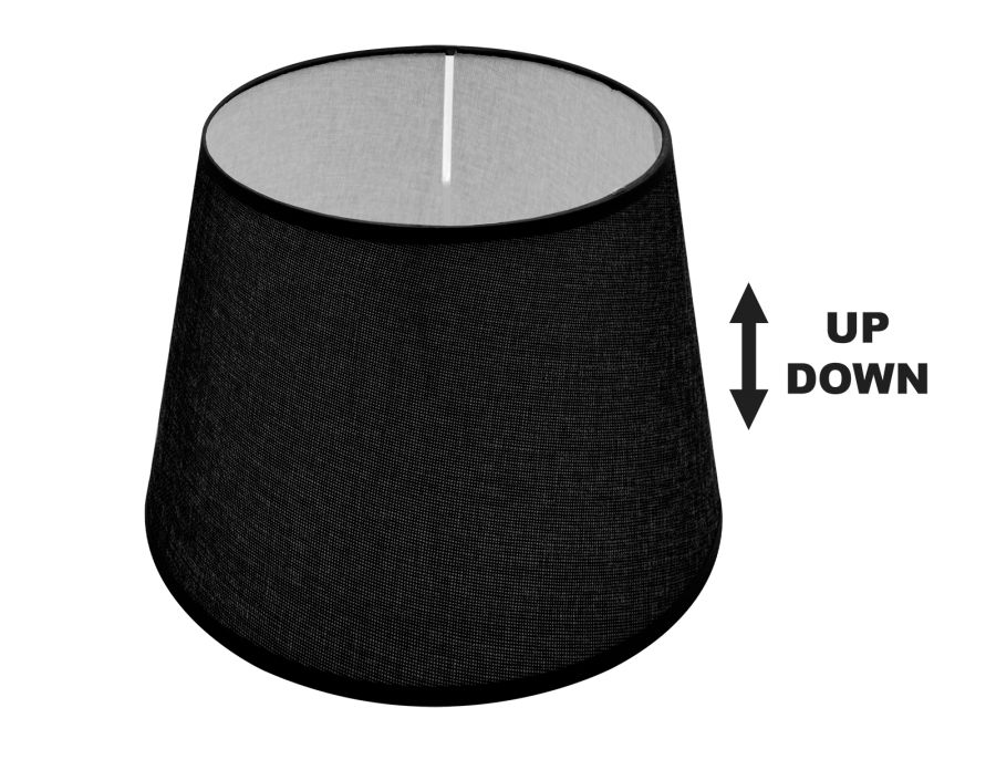 SPC 20 BK (d20-15-H15) ΚΑΠΕΛΟ ΜΑΥΡΟ ΥΦΑΣΜΑ UP/DOWN ARlight 0284096