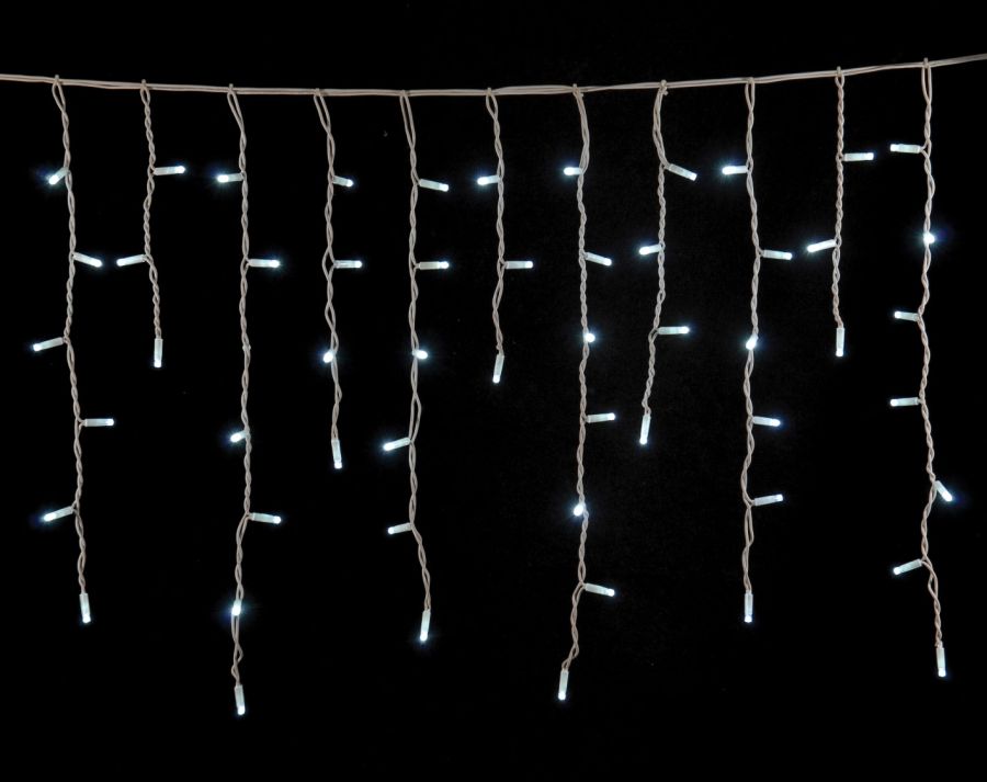 100Led Σταθερή Rubber Ασύμμετρη Κουρτίνα Με Επέκταση Ip65 Και Μπρίζα Σούκο 200 x 70(h)cm,Λευκό Καλώδιο/ Λευκό Λαμπάκι (Kelvin: 6.000 - 10.000) Lianos 80249